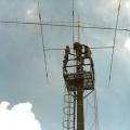 Monte Cassio. Installazione antenne